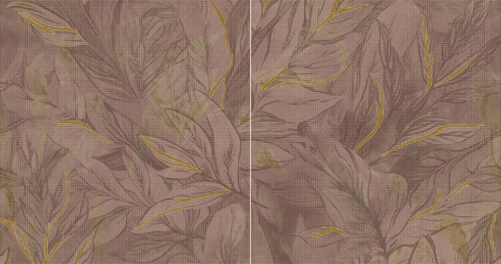 Decor Set(2) Zinnia Terracota 60x120
