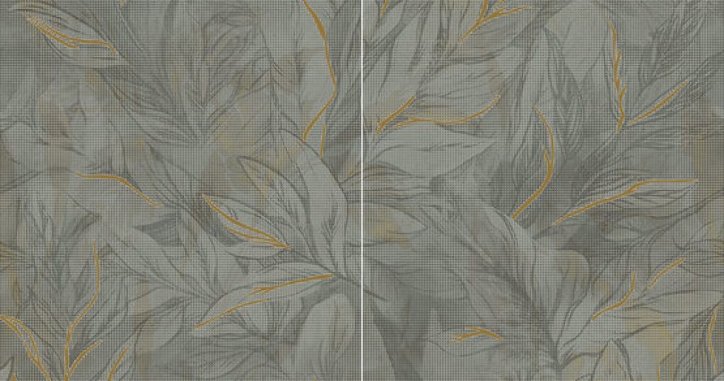 Decor Set(2) Zinnia Green 60x120