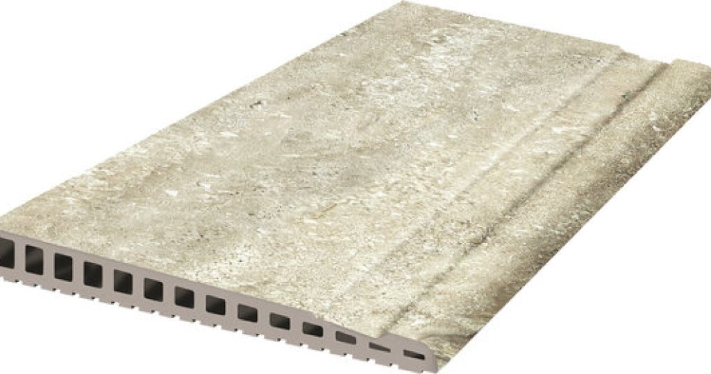 Borde Desbordante Travertino Brescia 28x66,5