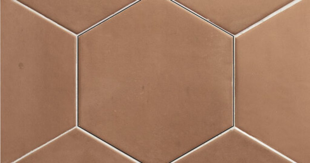 Hexagon Clay Salmon 17,5x20,2