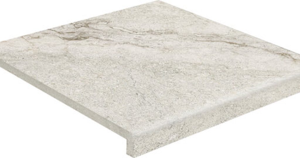 Peldaño Recto Cross White C3 33x33